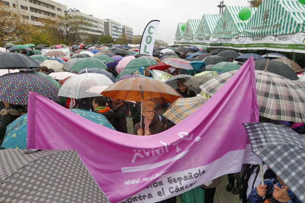 El "calor humano" arropa la marcha contra el cáncer