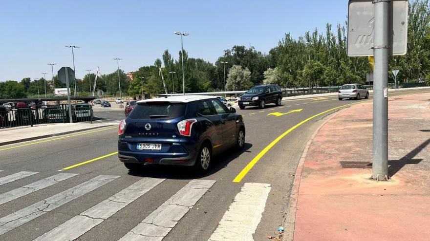 Acceso al polígono de Calatayud.  | EL PERIÓDICO