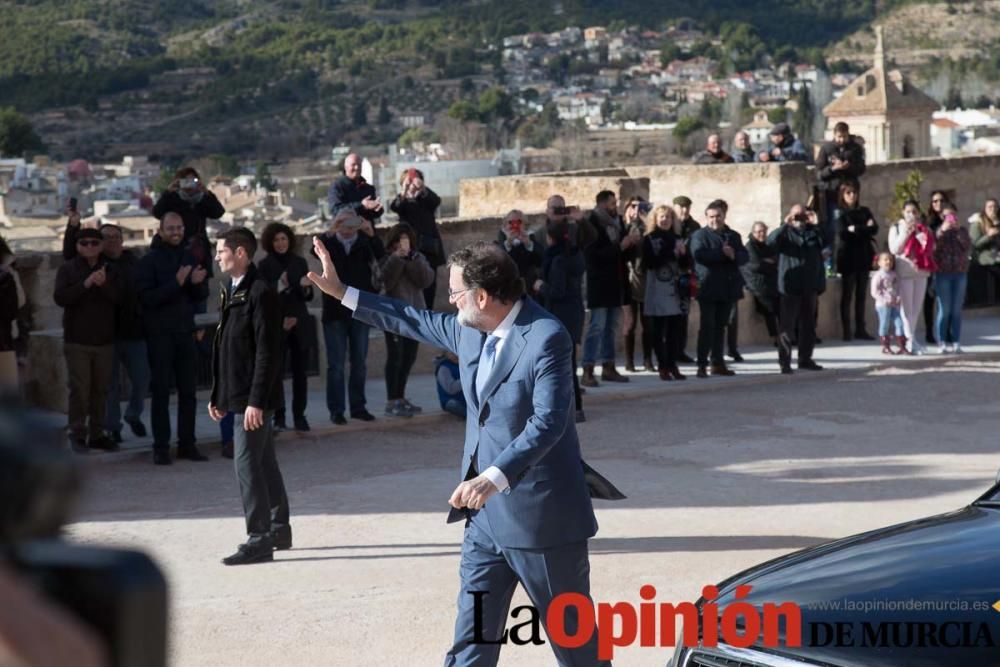 Visita de Mariano Rajoy a Caravaca