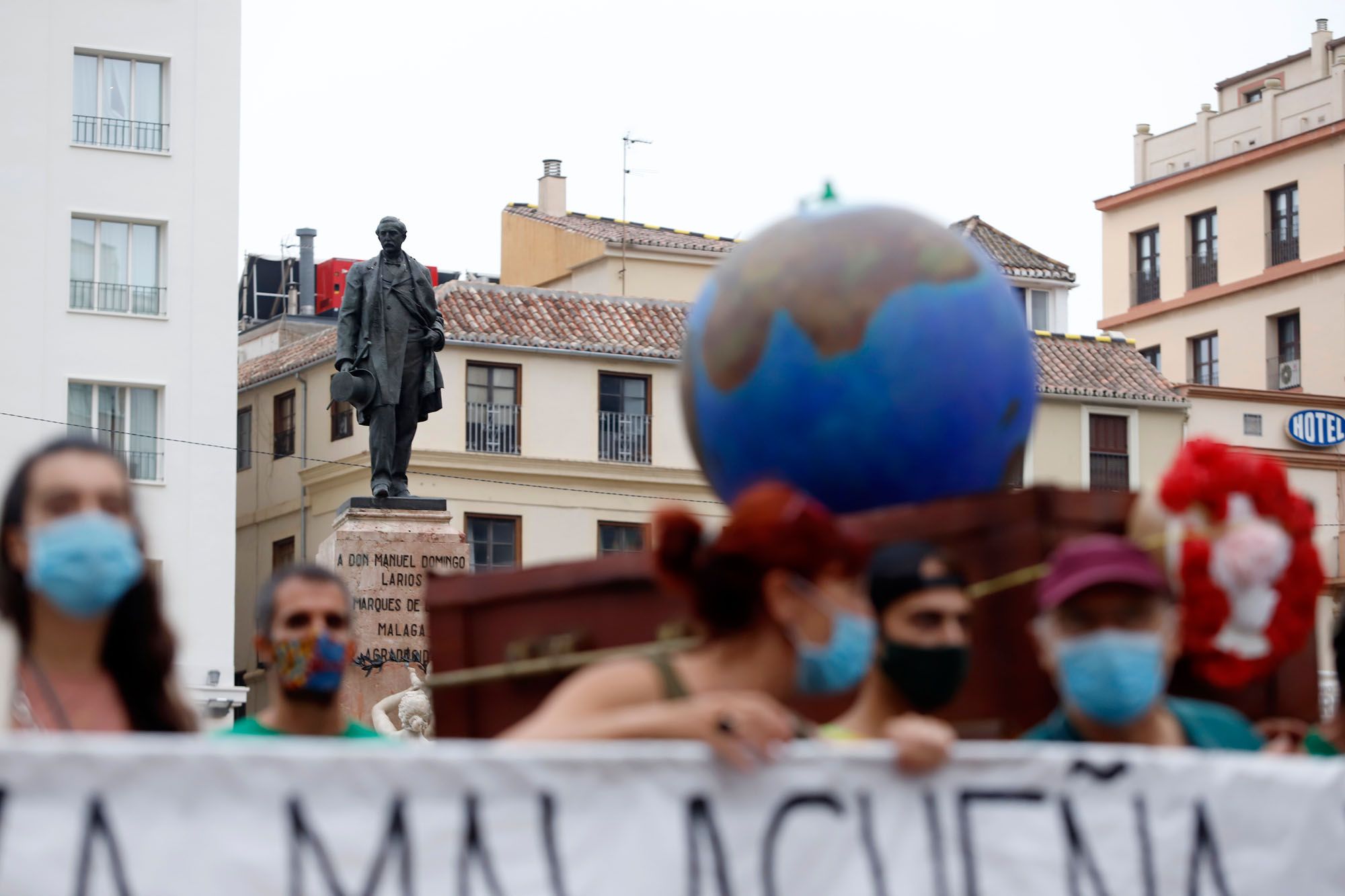 Manifestación 'Juicio por el clima' por las calles de Málaga