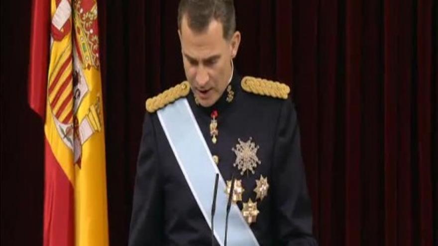 Felipe VI: “Encontrarán en mí a un jefe de Estado leal”