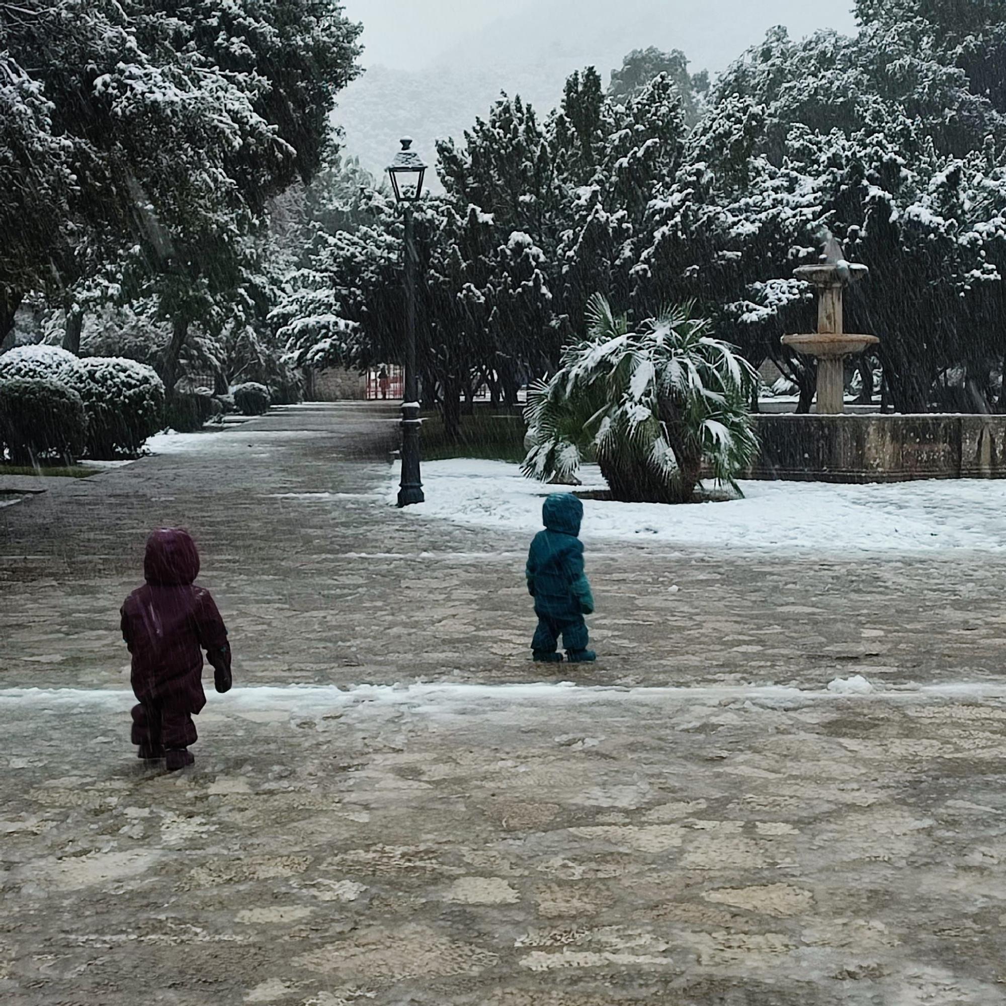 So schneit es in der Tramuntana auf Mallorca