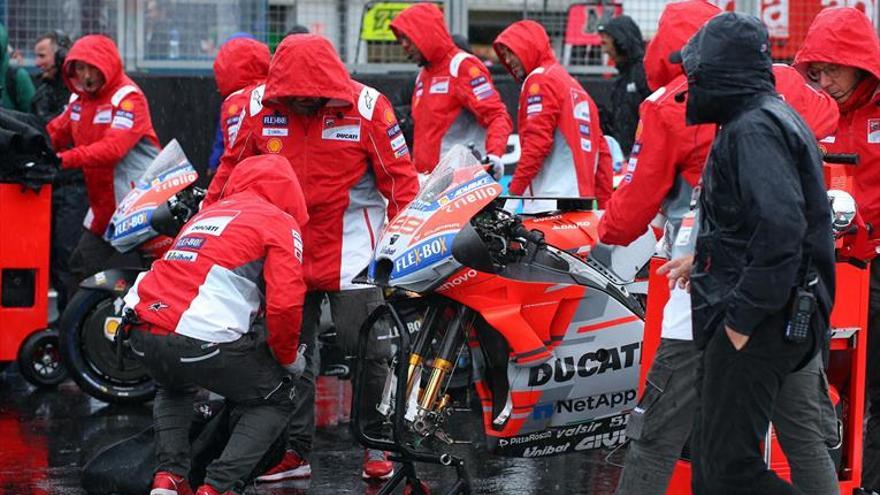 Ducati muestra su rechazo a la suspensión en Silverstone