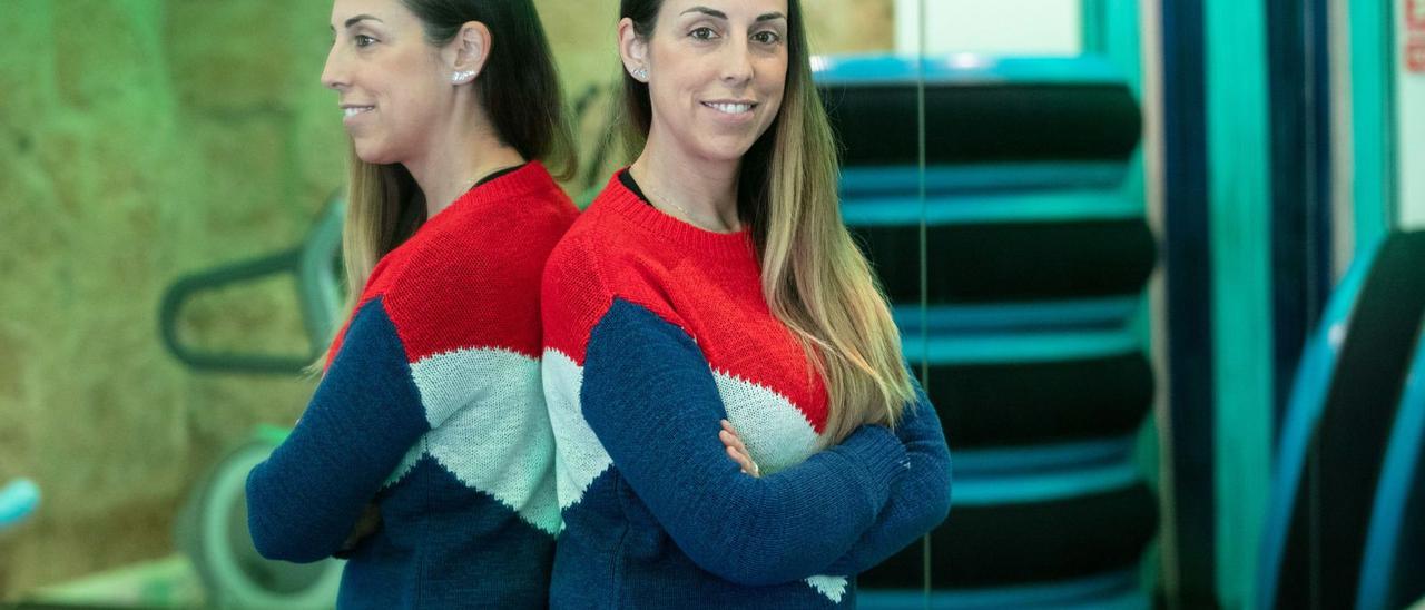 Sara Barbado, en su gimnasio de Sant Jordi.