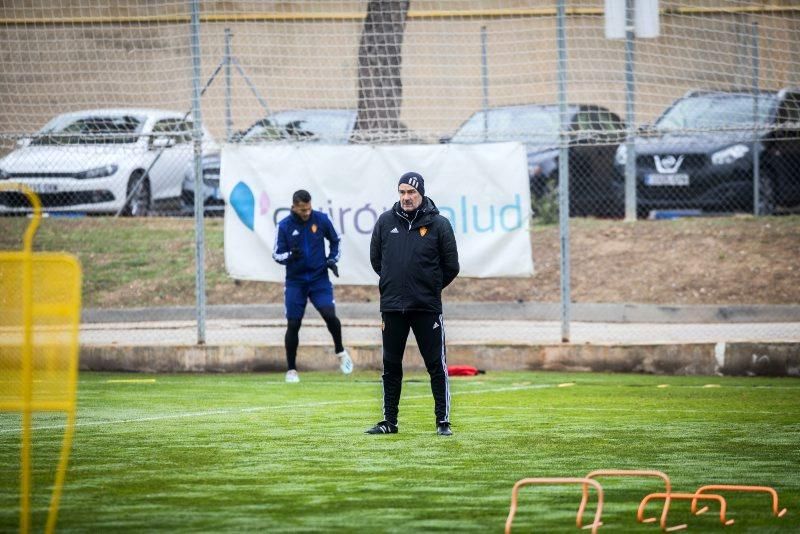 Entrenamiento del Real Zaragoza de hoy 30 de diciembre