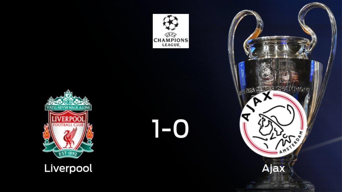 Triunfo del Liverpool por 1-0 frente al Ajax