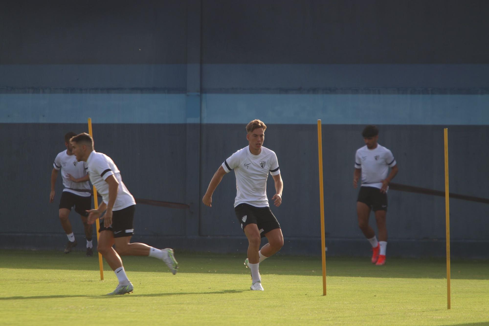 Entrenamiento del Málaga CF de este jueves 12 de agosto