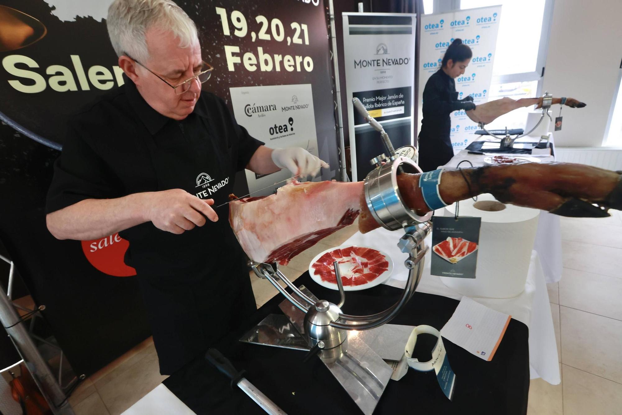 Los mejores cortadores de jamón se dan cita en Olloniego