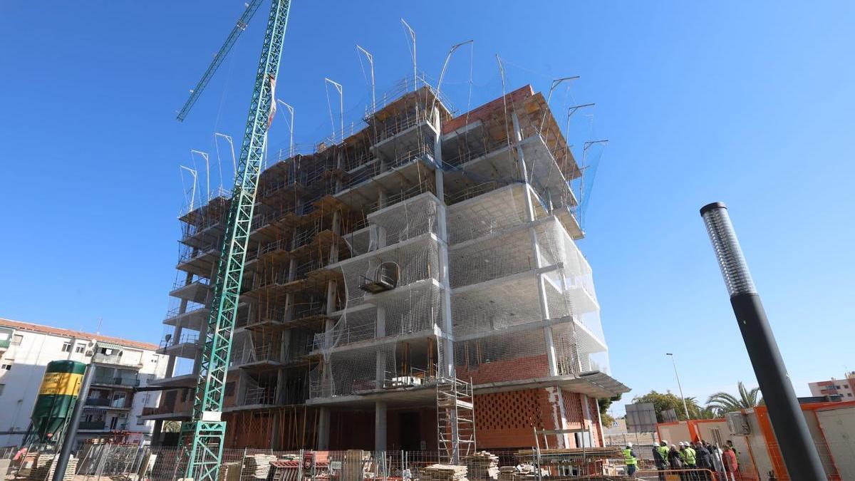 El cuarto edificio de San Antón, en obras