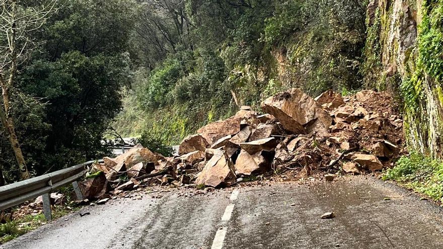 Aproven un projecte d’1,4 milions per protegir la carretera d’Osor dels despreniments