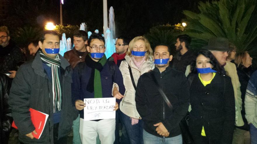 La manifestación partió del Ayuntamiento en Murcia.