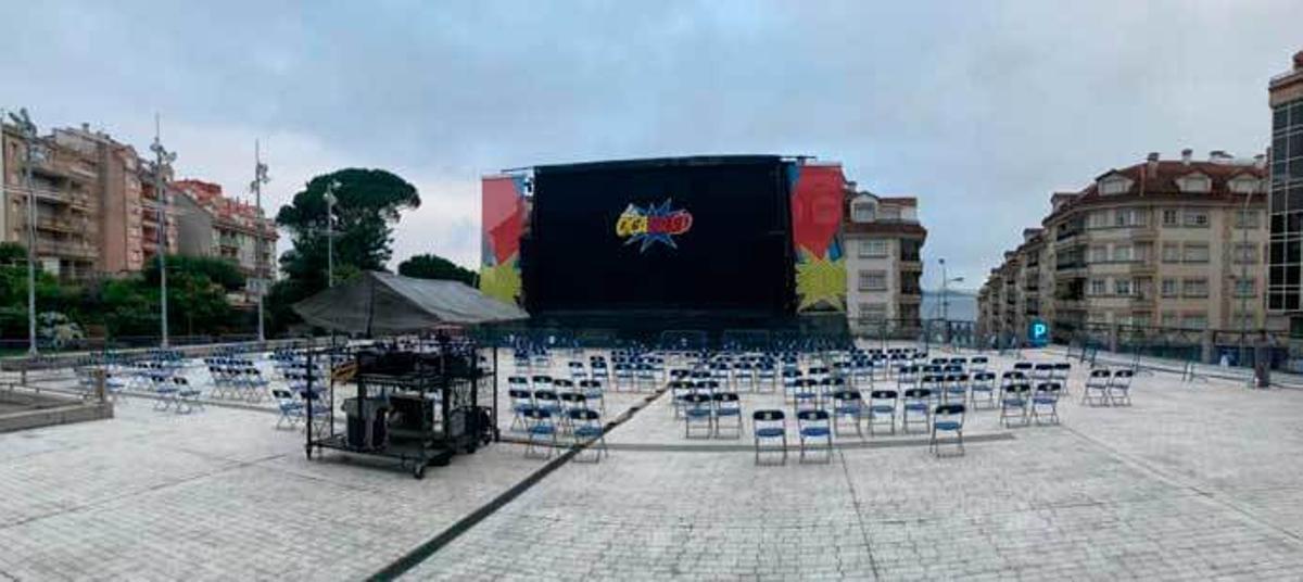 Así fue la primera verbena poscovid-19, cuyo concierto piloto se celebró en Sanxenxo