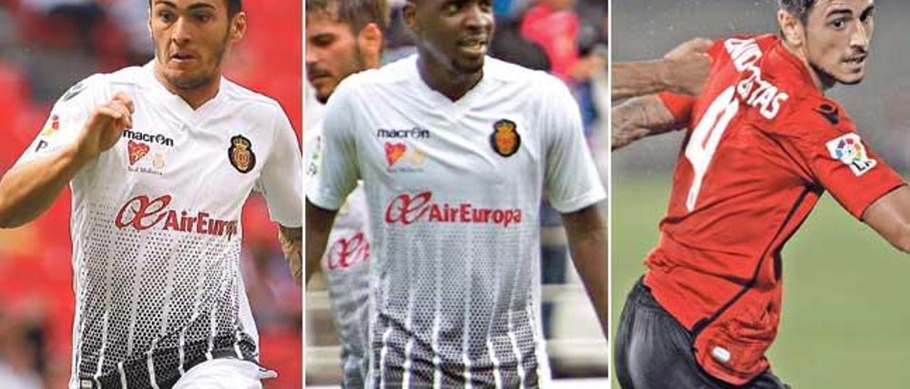 De izquierda a derecha: Thierry Moutinho, Abdoul Sissoko y David Costas.