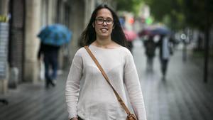 La coordinadora Elisabet Cano, el jueves en Barcelona.