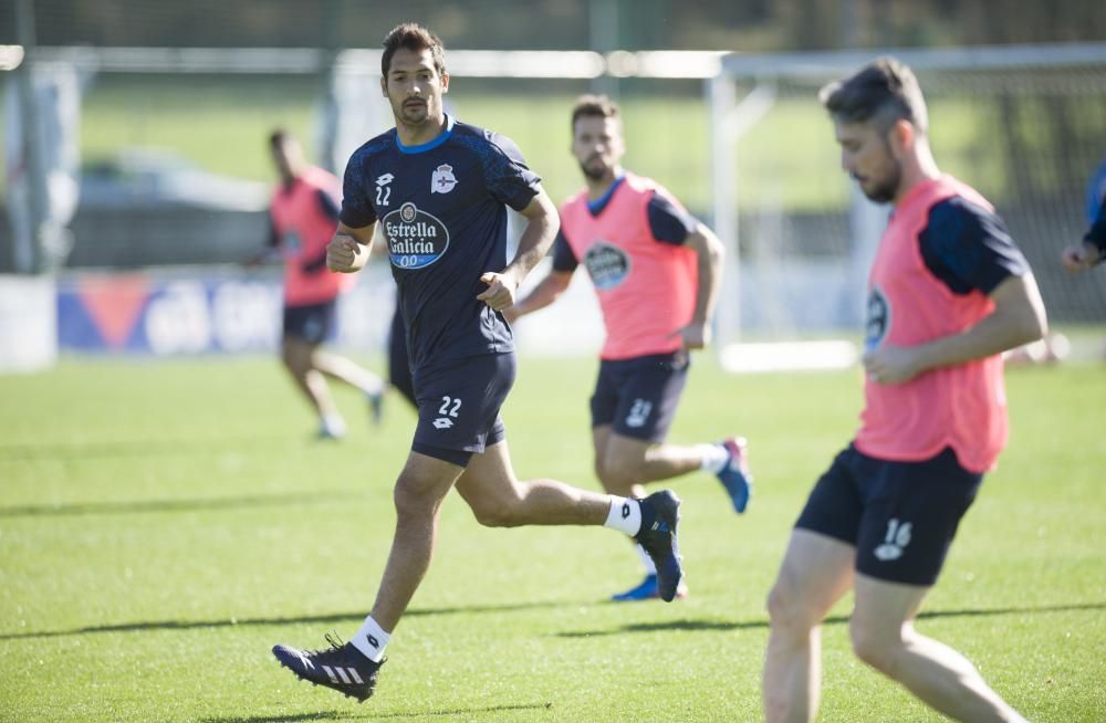 Entrenamiento del Deportivo 9 de marzo