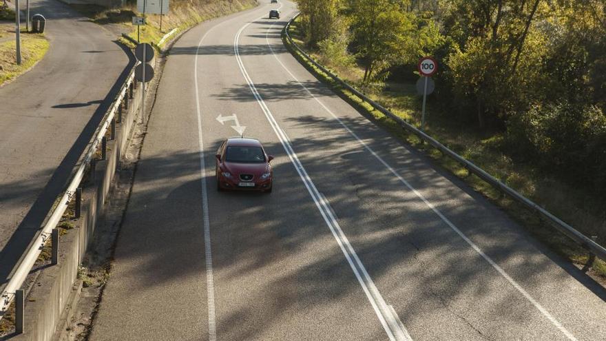 El Corredor del Nalón a la altura de Ciaño.