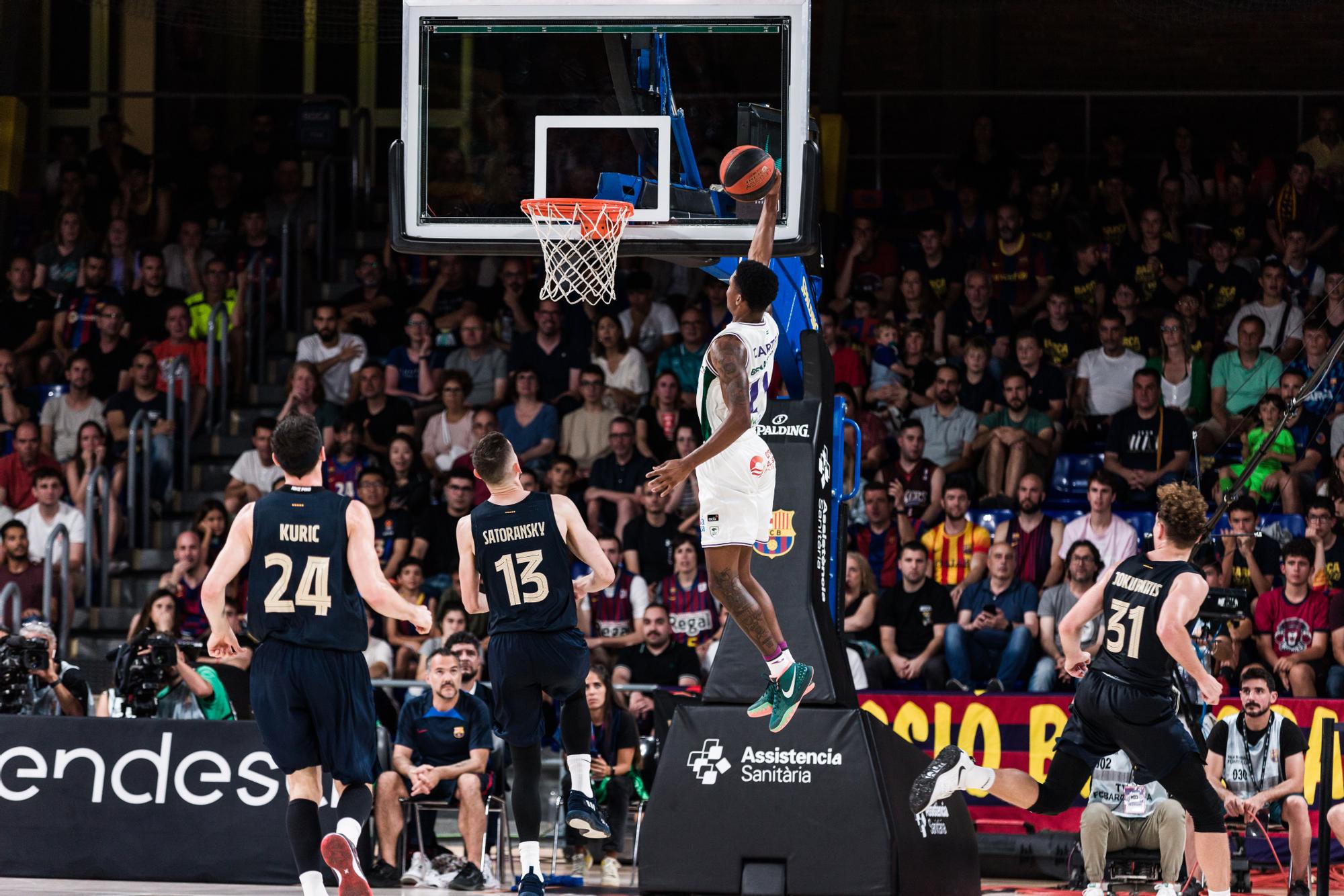 Barcelona - Unicaja, segundo partido de semifinales de la Liga Endesa, en imágenes