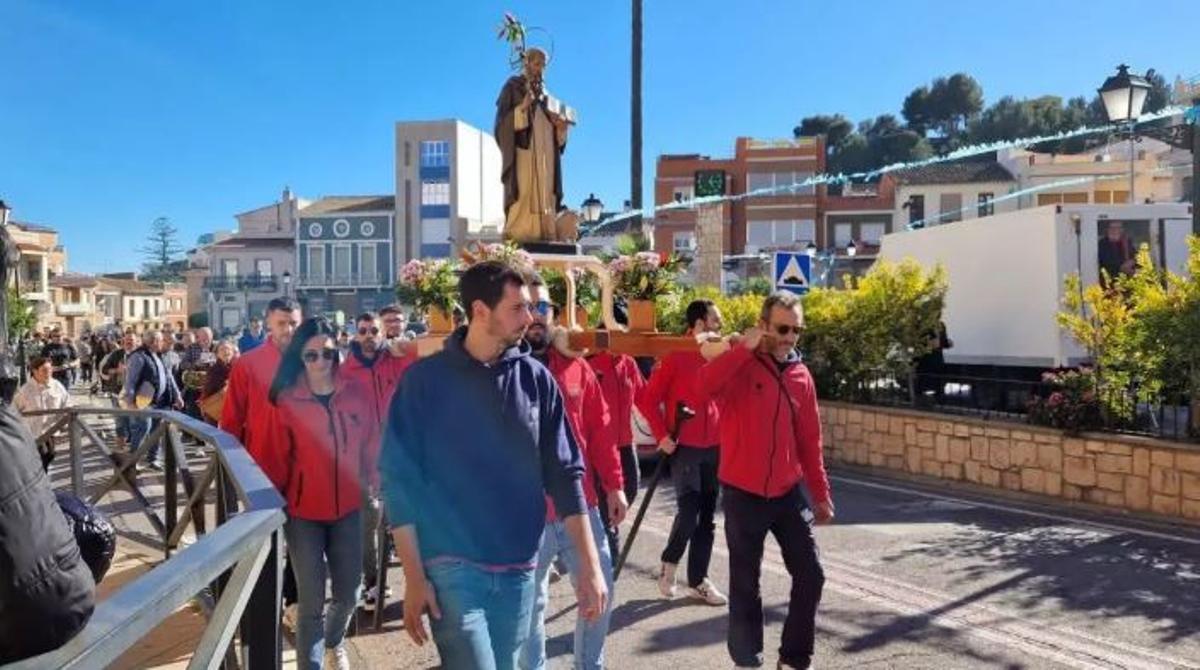 Fiestas de Sant Antoni en Gilet, en una anterior edición.