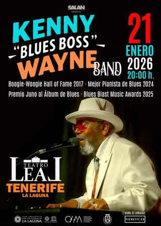El pianista Kenny Wayne convertirá al Teatro Leal en el templo del blues