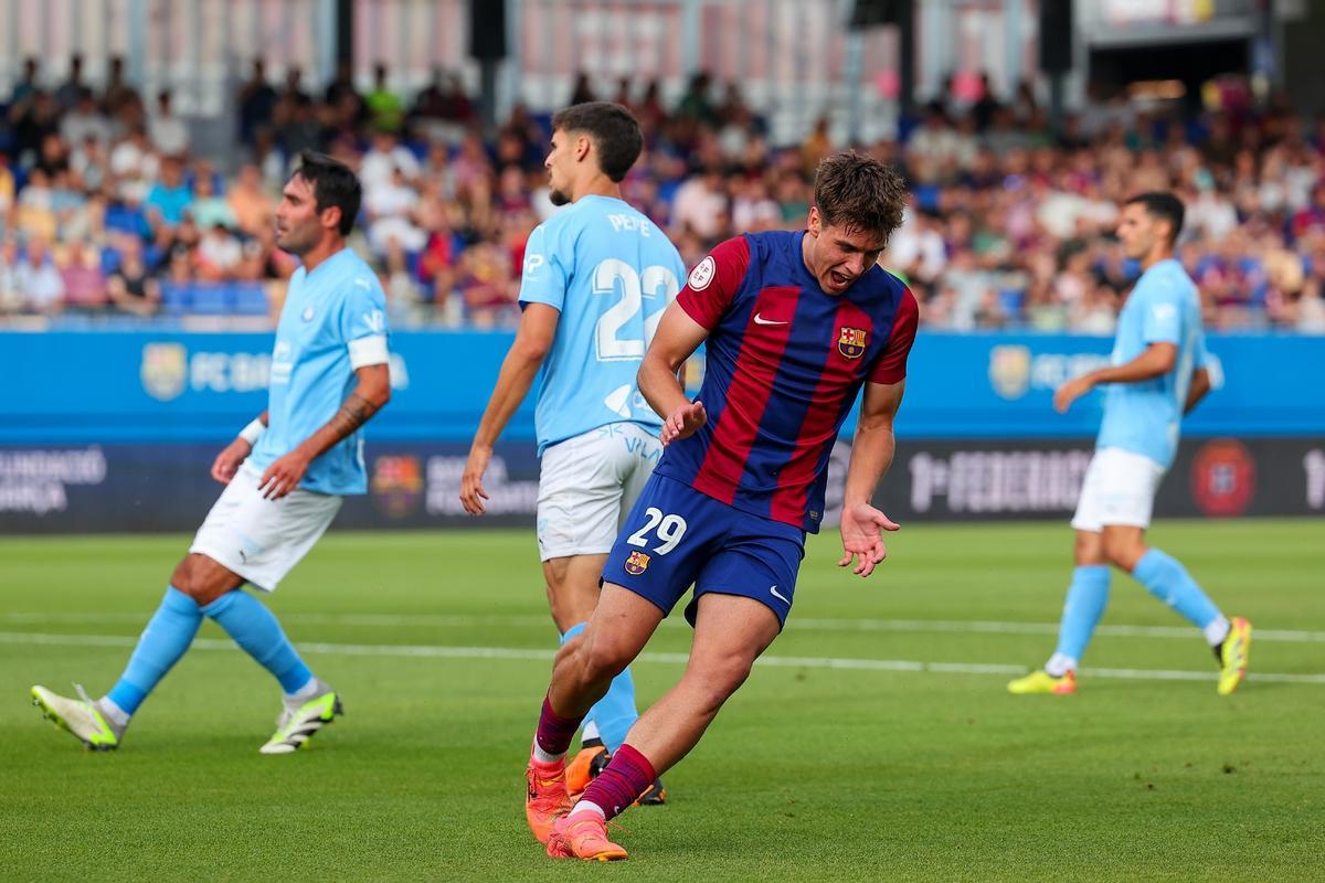 Barça Atlètic - UD Ibiza, partido de vuelta de la semifinal del play-off de ascenso a Segunda, en imágenes.