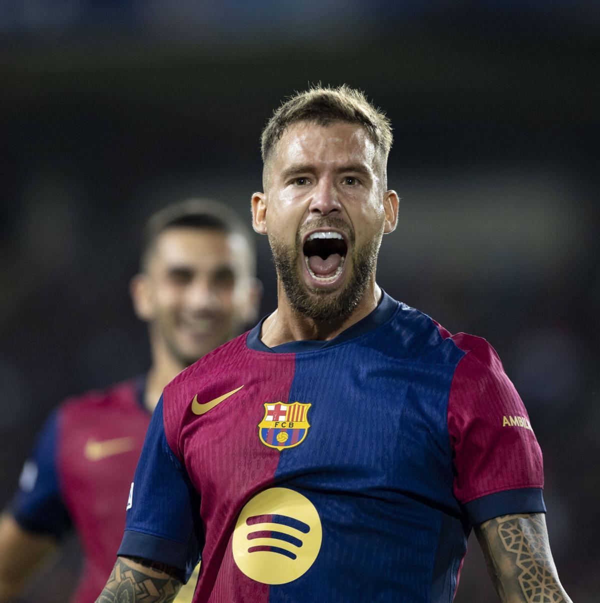 Iñigo Martínez celebra su gol ante el Young Boys en la Champions League