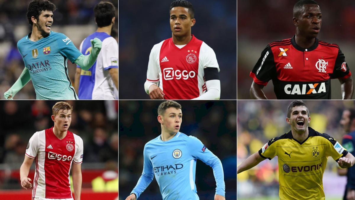 Aleñá, Kluivert, Vinicius, De Ligt, Foden y Pulisic son las apuestas del futuro