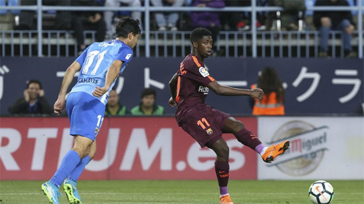LALIGA | Málaga - FC Barcelona (0-2): Dembélé aprueba con nota