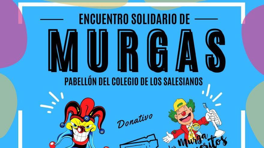 Cartel anunciador del primer encuentro de murgas de La Orotava.