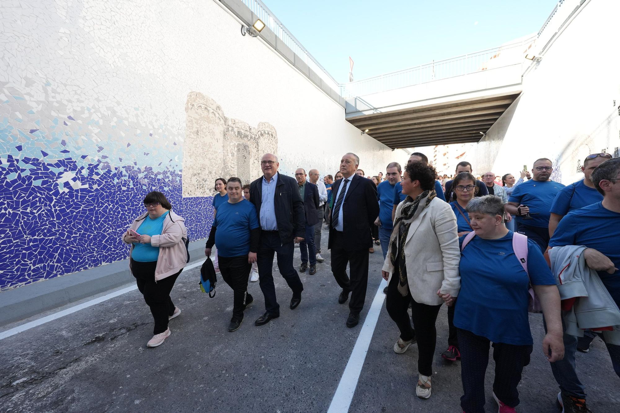 Onda reabre el túnel de entrada al municipio con el gran mural cerámico