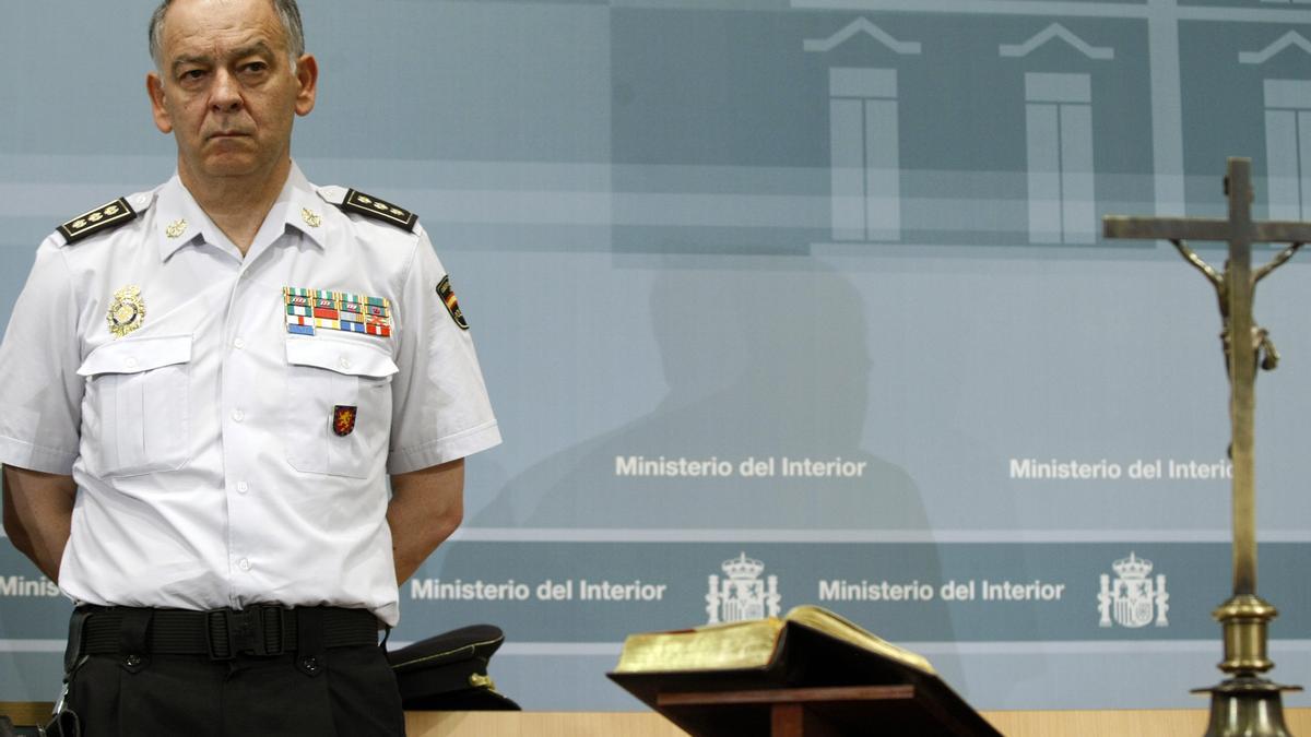 Director Adjunto de la Policía Eugenio Pino en julio de 2012