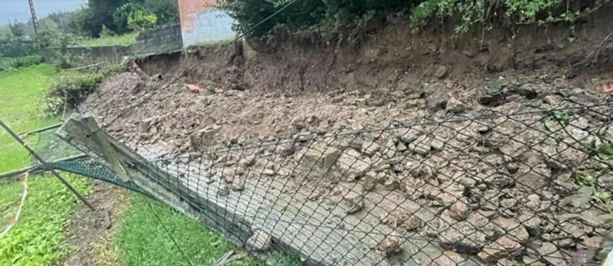 El PP critica la caída de un muro en Liñares | LA OPINIÓN