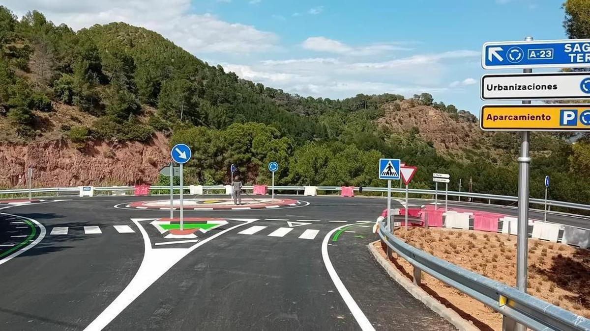 Nueva rotonda en Segart.