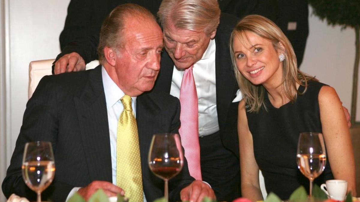 Corinna Larsen, junto al rey Juan Carlos