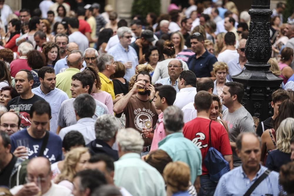 Gran fiesta de la sidra en Gijón