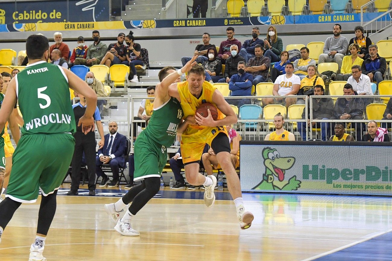 Partido de Eurocup: CB Gran Canaria – Slask Wroclaw