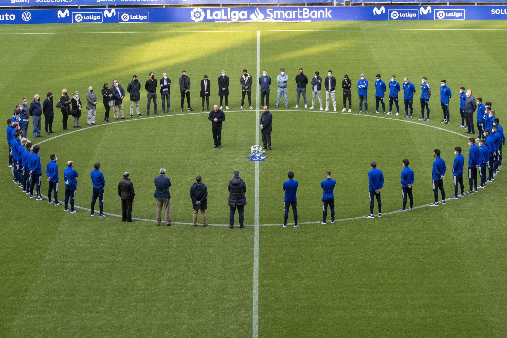 Las imágenes el homenaje a Arnau en el Tartiere