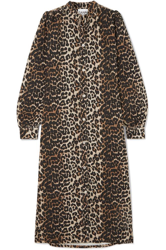 El vestido de leopardo camisero XL