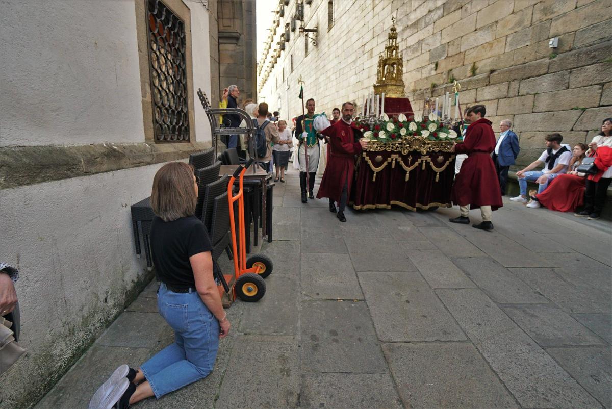 Así fue la procesión del Corpus Christi en Santiago de Compostela