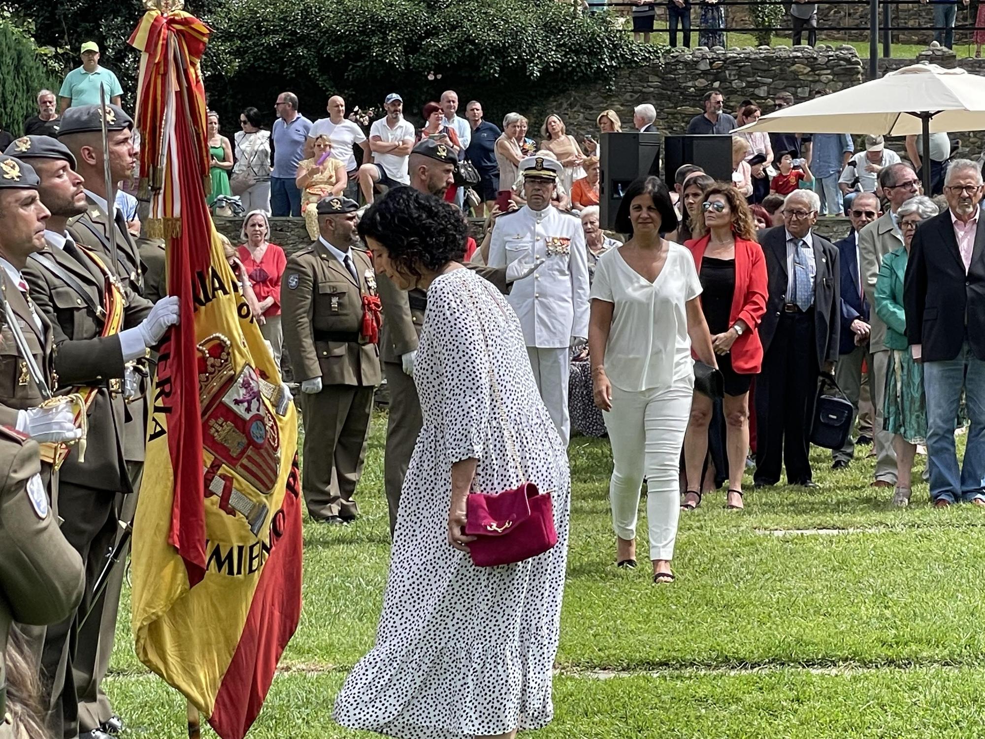 EN IMÁGENES: Así fue la jura de bandera civil en Cangas de Narcea