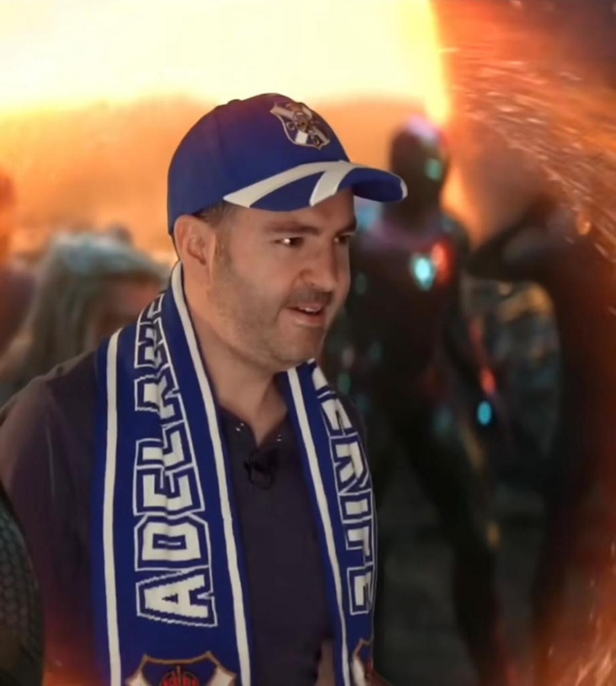 Darío López en el vídeo del derbi canario