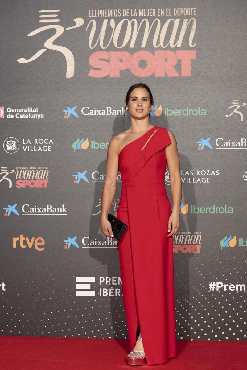 Queralt Castellet, en la alfombra roja de los Premios Woman Sport 2023