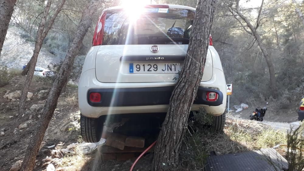 Muere una turista francesa arrollada por su propio coche en Andratx
