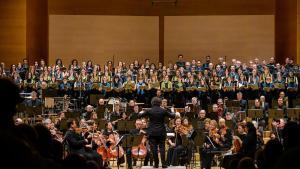 Gustavo Dudamel dirige a la Filarmónica de Nueva York y al Orfeó Catalá, este lunes en LAuditori.