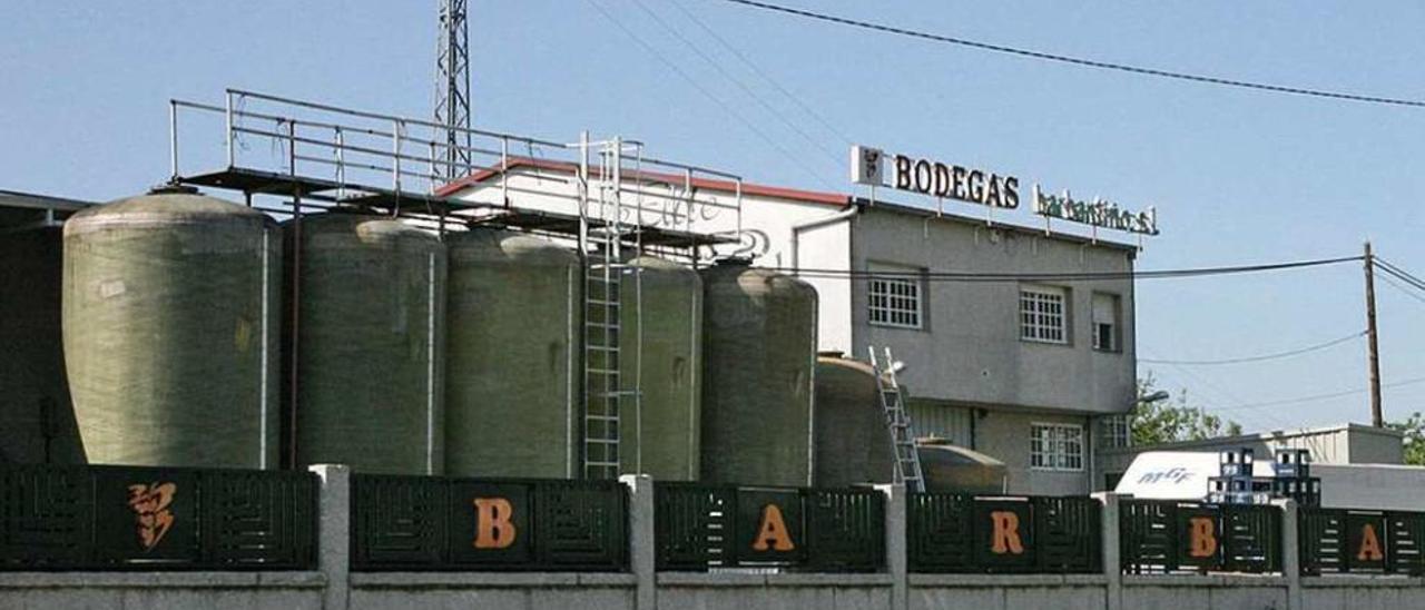 La bodega, sita en Punxín, cerró en 2010 tras ser expulsada del Consello Regulador. // Jesús Regal