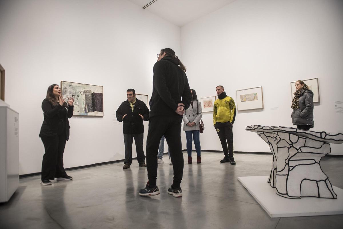 Galería | Ocho alumnos del Centro Penitenciario de Cáceres visitan el museo Helga de Alvear