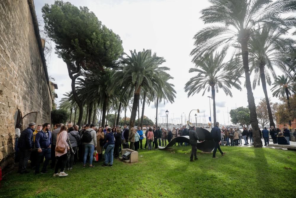 Dentro de un refugio antiaéreo en Palma