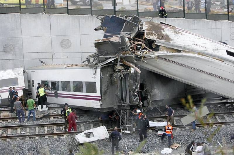 Fotogalería del accidente de Santiago