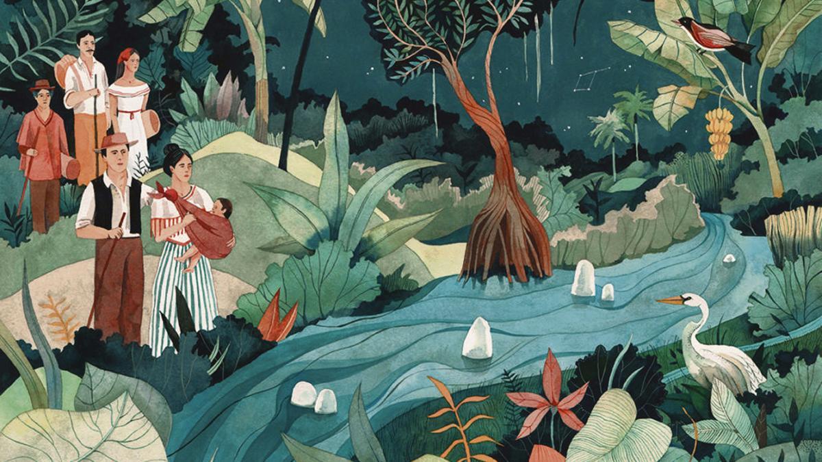 Ilustración de Luisa Rivera para una edición de 'Cien años de soledad'.