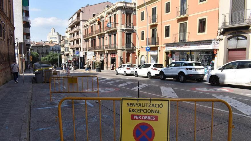 Manresa reordena la cruïlla de la carretera de Vic amb Esquilets per les obres del Guimerà