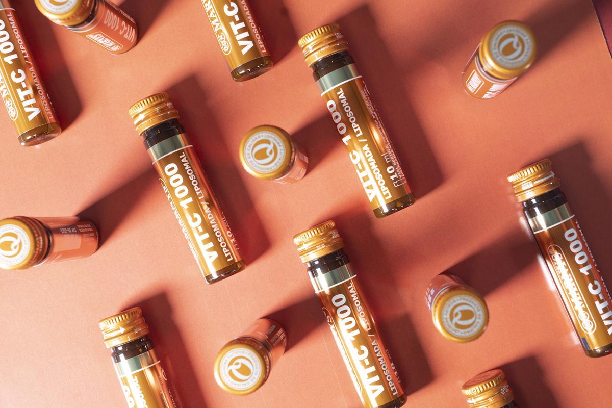VIT-C 1000 contiene 1.000 mg de vitamina C liposomada
